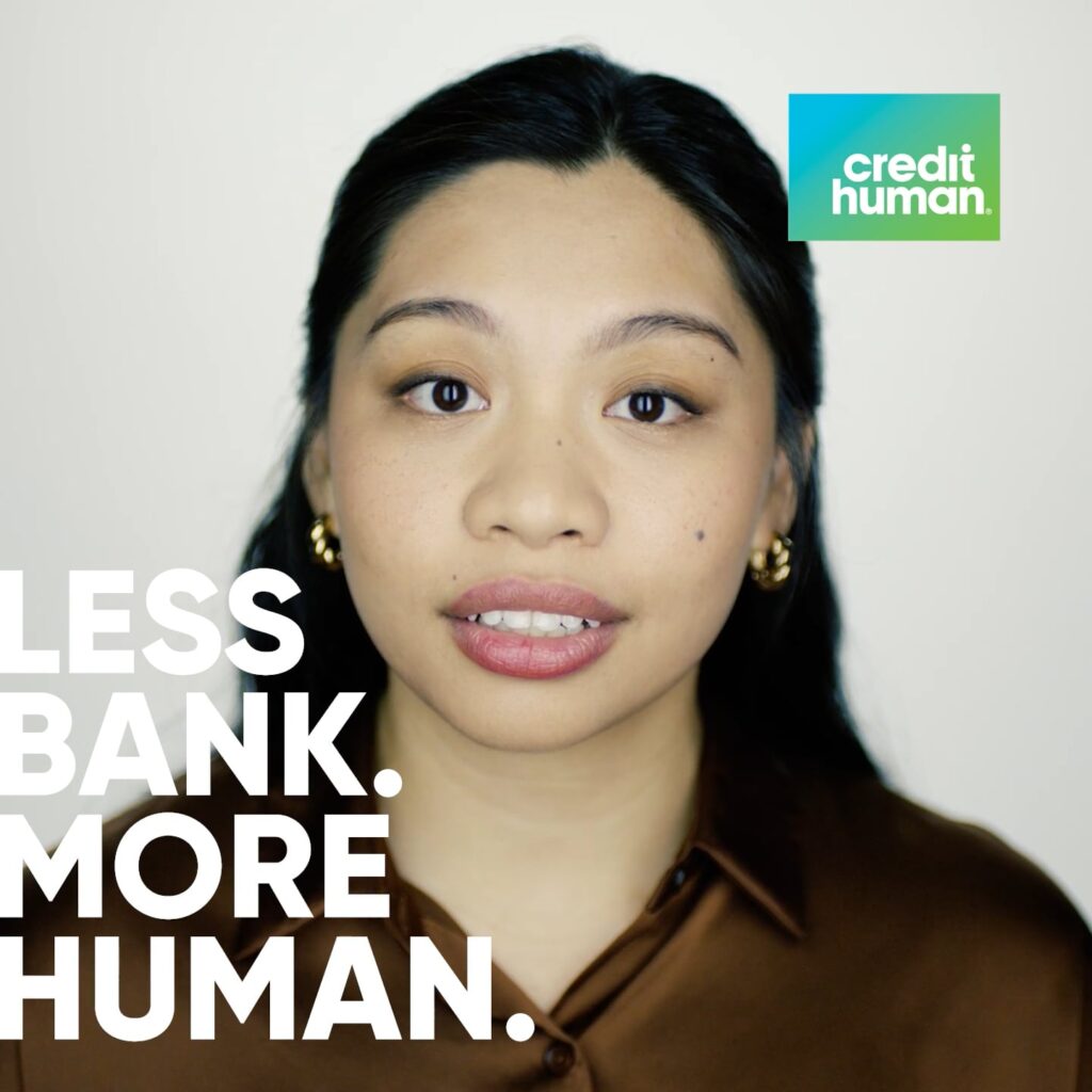 19. Less bank. More human.